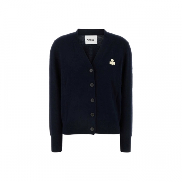 ◆당일◆25FW 카리나 KARINA 로고 가디건 미드나잇 CA0104FA C1L17E 30MI