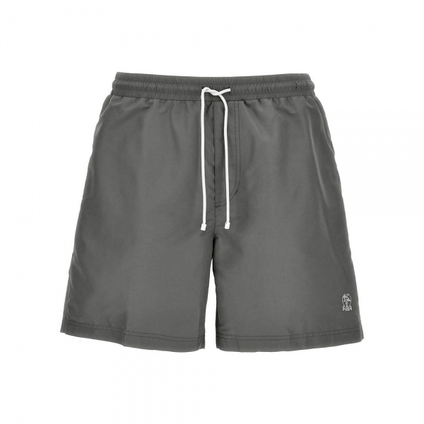 26SS 로고 스윔 숏팬츠 그레이 MW817043 CYN15