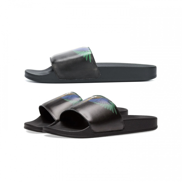 ◆15주년◆페더 프린트 슬리퍼 블랙 CMIA027S18730096 8800