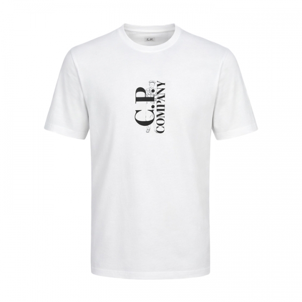 ◆당일◆26SS 버티컬 로고 프린트 반팔 티셔츠 화이트 20CMTS084A 005100W 103