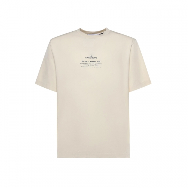 ◆당일◆26SS 텍스트 로고 티셔츠 크림화이트 L1S15 2100001 S0285 V0093