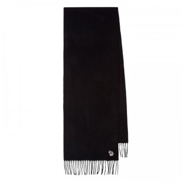 ◆당일◆25SS 지브라 로고 패치 울 머플러 블랙 M2A 150K JZEBRA 79