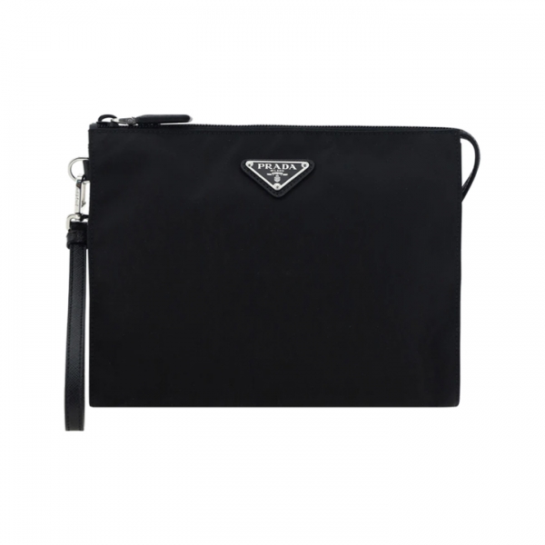 ◆당일◆25FW 삼각로고 테수토 클러치백 블랙 2NE789 2DMH F0002