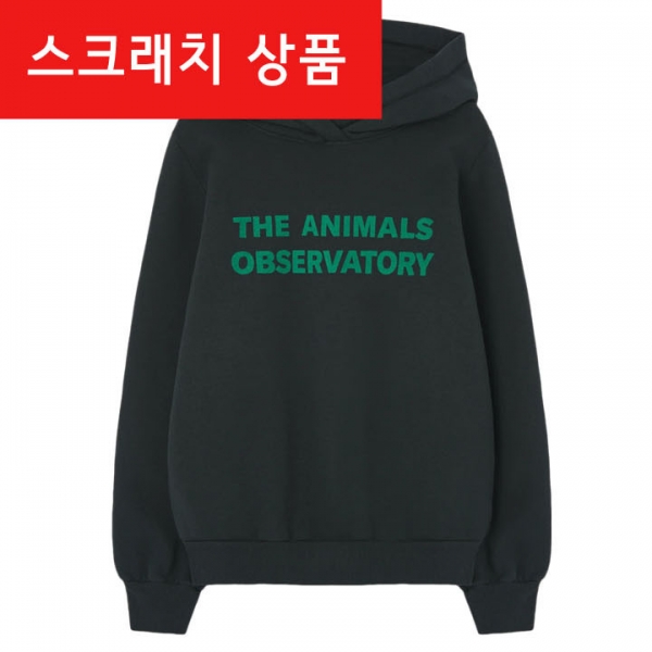 ◆스크래치◆키즈 로고 후드티 다크그린 F24128 021BG