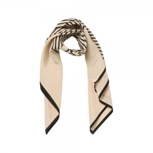 26SS 센터드 모노그램 실크 스카프 크림 211-853-801-901