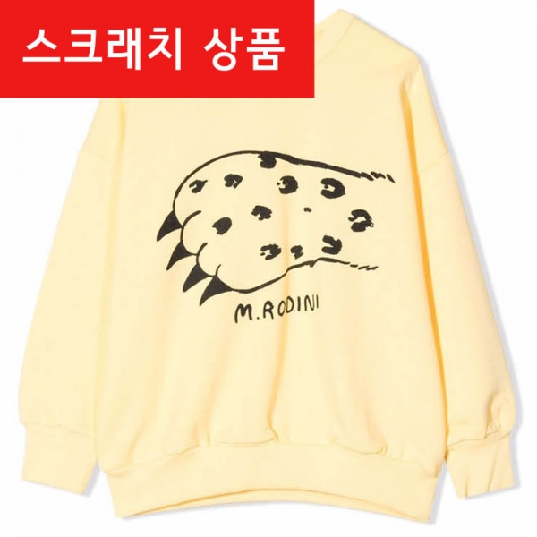◆스크래치◆키즈 그래픽 프린트 맨투맨 옐로우 22220142 23