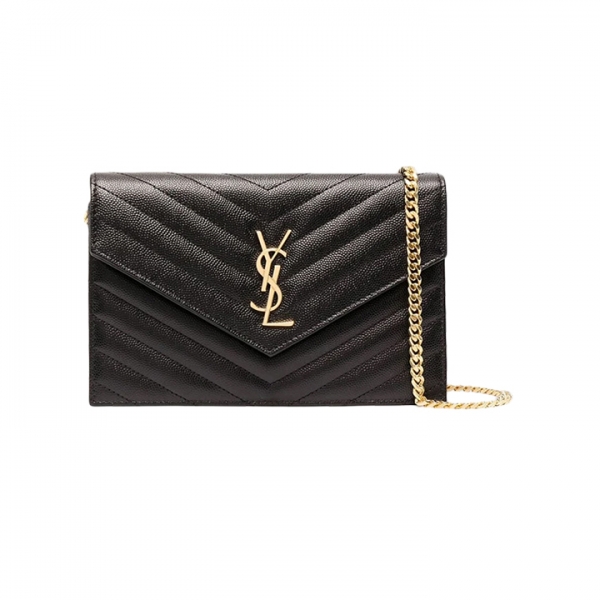 ◆당일◆26SS 금장 모노그램 마틀라세 체인백 블랙 742920 BOW01 1000