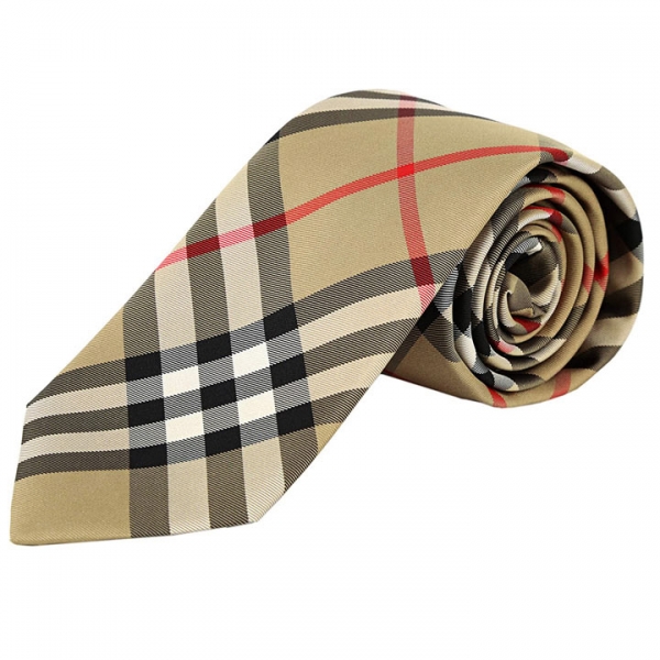 ◆당일◆24SS 빈티지 체크 실크 넥타이 아카이브베이지 8011693