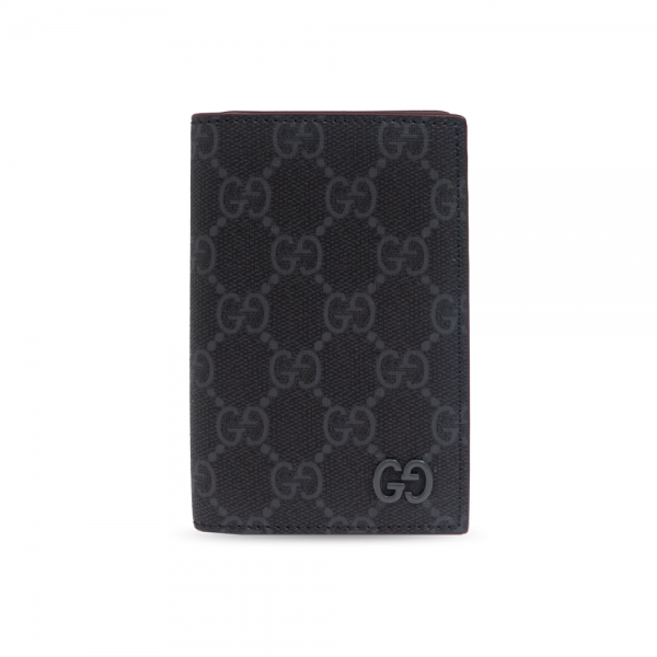 26SS GG 슈프림 투톤 카드지갑 버건디/블랙 768249 FADMR 1050