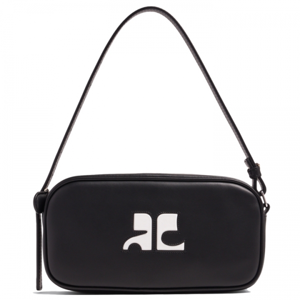 ◆당일◆23FW 로고 패치 바게트 숄더백 블랙 323GSA060CR0027 9999