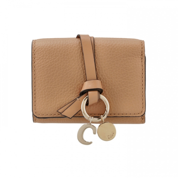 ◆당일◆26SS 알파벳 미니 코인 반지갑 라이트탄 CHC21WP946F57 26X