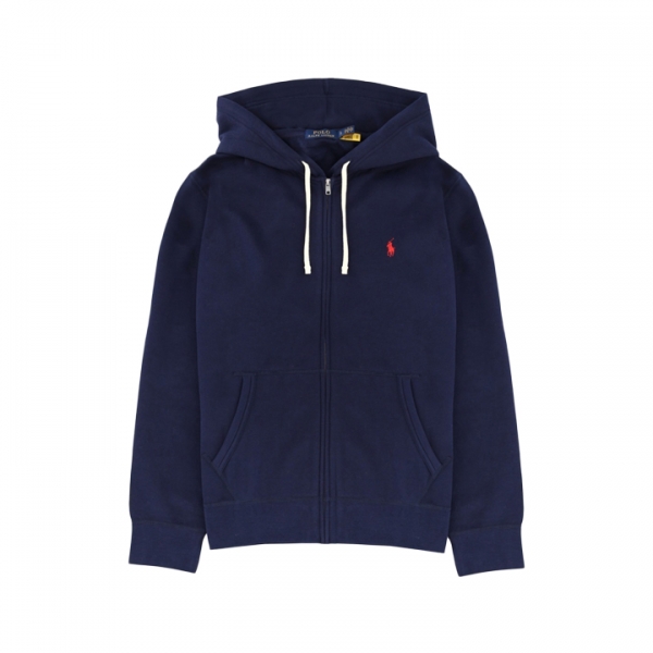 ◆당일◆26SS 포니 자수 로고 기모 후드집업 네이비 710813297 004