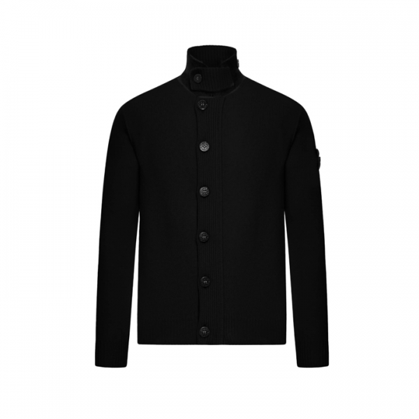 ◆당일◆25FW 와펜 패치 버튼 울 가디건 블랙 K2S15 5100047 S00A3 V0029