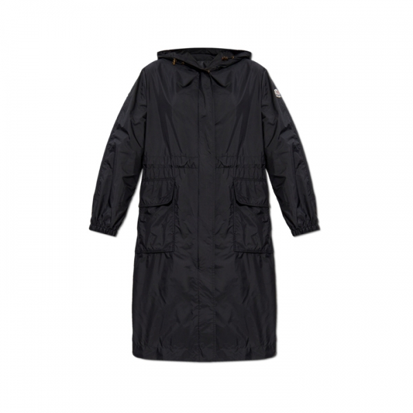 26SS 히엔고스 HIENGOS 로고 패치 롱 후드자켓 블랙 1C000 18 53A5E 999