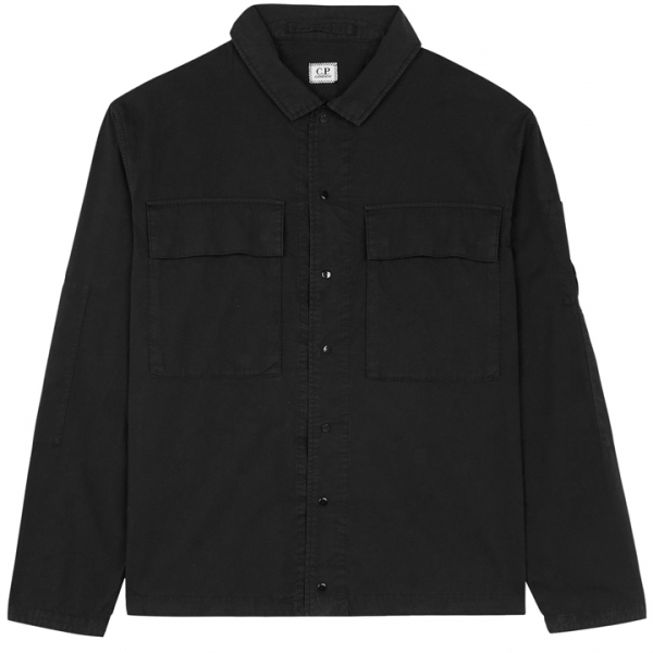 ◆당일◆25SS 렌즈 와펜 포켓 오버 셔츠 자켓 블랙 18CMOS237A 005691G 999