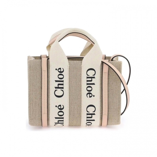 ◆당일◆25FW 우디 미니 토트백 시멘트핑크 CHC22AP237I26 6J5