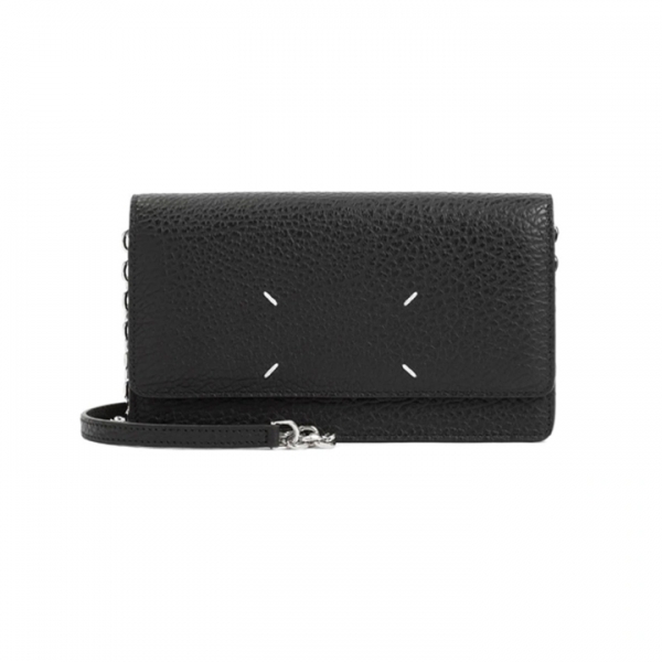 ◆당일◆26SS 스티치 체인 월렛 크로스백 블랙 SA3UI0008 P4455 T8013