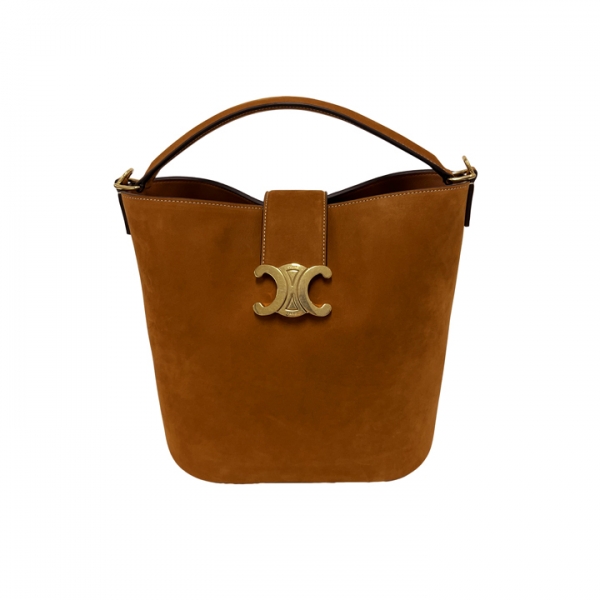 ◆당일◆26SS 트리오페 미디움 루이즈 버킷백 카멜 116613 GR5 02CM