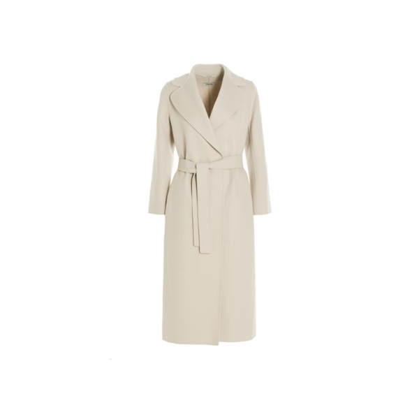 ◆당일◆25FW 폴도 POLDO 벨티드 롱 울 코트 에크루 2529016043 031