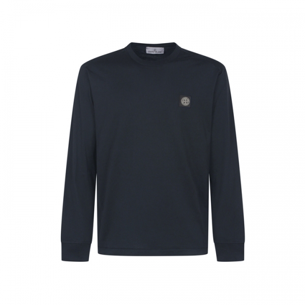 ◆당일◆26SS 로고 패치 롱슬리브 티셔츠 네이비 L1S15 2100031 S0013 V0020
