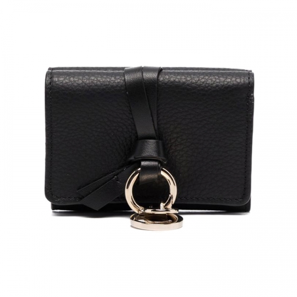 ◆당일◆26SS 알파벳 미니 코인 반지갑 블랙 CHC21WP946F57 001