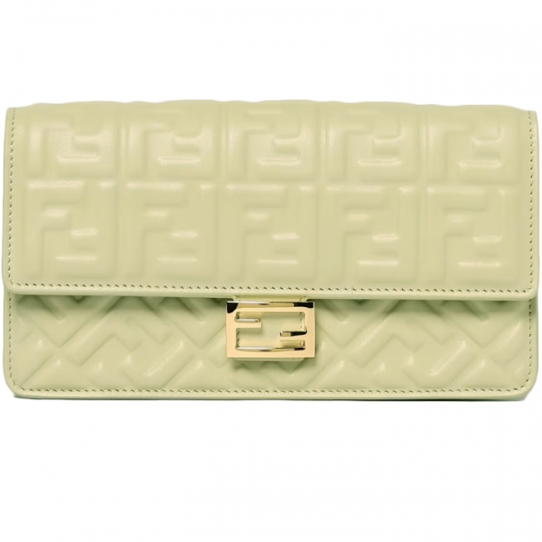 ◆당일◆25SS FF 로고 바게트 체인 월렛 그린 8M0498 AAJD F1AST