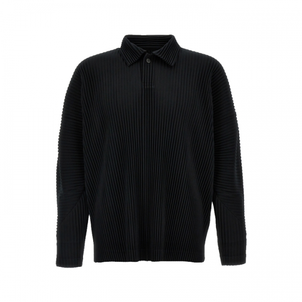 ◆당일◆25FW 옴므플리세 먼슬리 컬러 어거스트 플리츠 폴로 롱슬리브 HP58 JM082 15