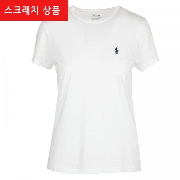 ◆스크래치◆포니 자수 반팔 티셔츠 화이트 211847073 009
