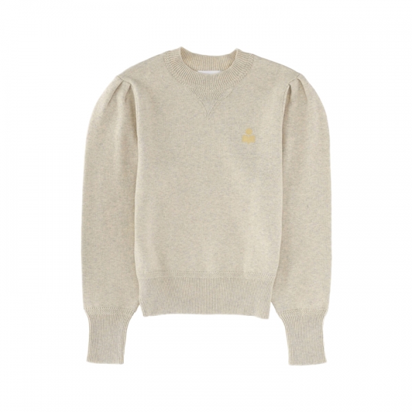 ◆당일◆26SS 켈라야 KELAYA 로고 자수 풀오버 니트 라이트그레이/라이트옐로우 PU0039FA A3L75E LGLY