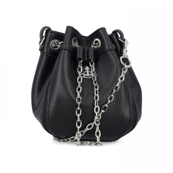 ◆당일◆26SS CHRISSY ORB 체인 버킷백 블랙 4C030004W S000D N403