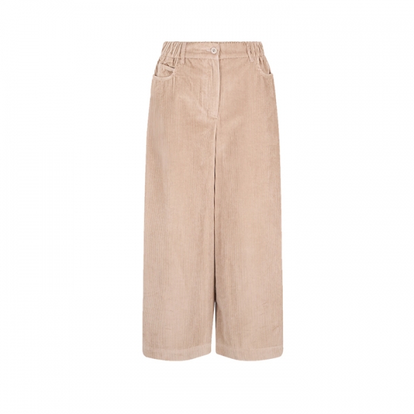 ◆당일◆25FW 우르솔라 URSOLA 벨벳 팬츠 샌드 2525136102 014