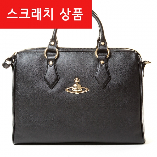 ◆스크래치◆DIVINA 금장 로고 숄더&토트백 블랙 6105V 137