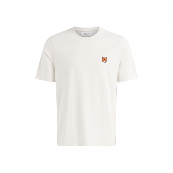 26SS 폭스 헤드 패치 티셔츠 화이트 PM00107KJ7026 P100