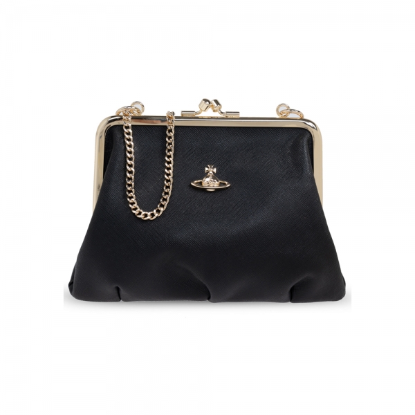 26SS ORB 그레니 프레임 펄스 체인 토트백 블랙 4B010007W L001N N402