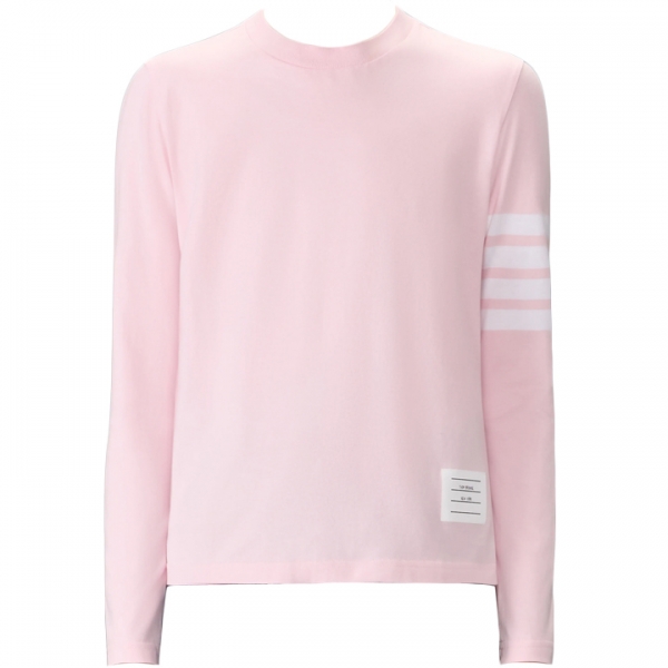 ◆당일◆25FW 사선 완장 롱 슬리브 티셔츠 라이트핑크 FJS103G 07862 680