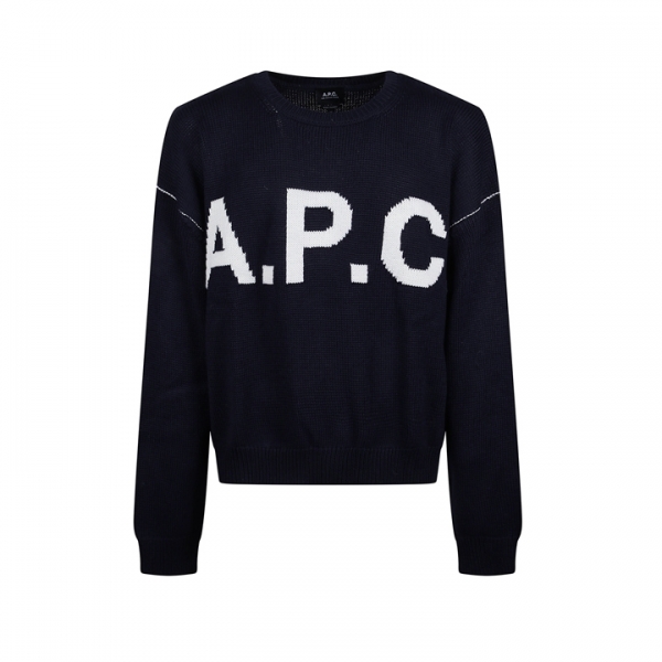 ◆당일◆26SS 론드 ROND 로고 니트 다크네이비 WOASL M23009 IAK