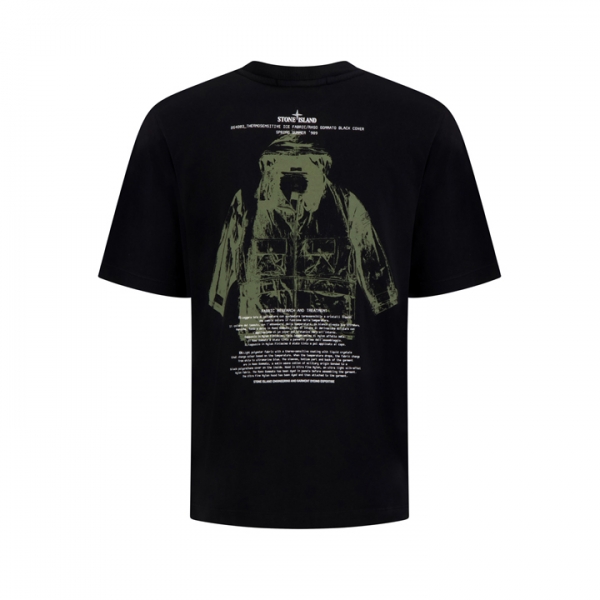 ◆당일◆26SS 백 로고 티셔츠 블랙 L1S15 2100023 S0091 V0029