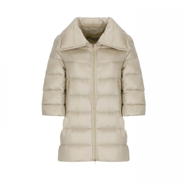 ◆당일◆26SS 클레오페 CLEOFE 숏 슬리브 미디움 패딩 베이지 PI0001DIC 12017Z 1985