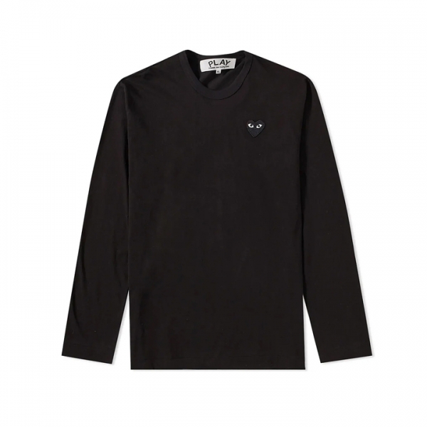 ◆당일◆25FW 블랙 하트 와펜 롱슬리브 티셔츠 블랙 AX-T120-051-1