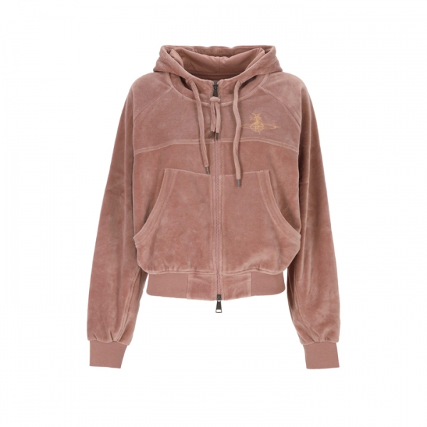 ◆당일◆25FW ORB 로고 크롭 나그랑 후드집업 더스티핑크 1I010012 J009V G406