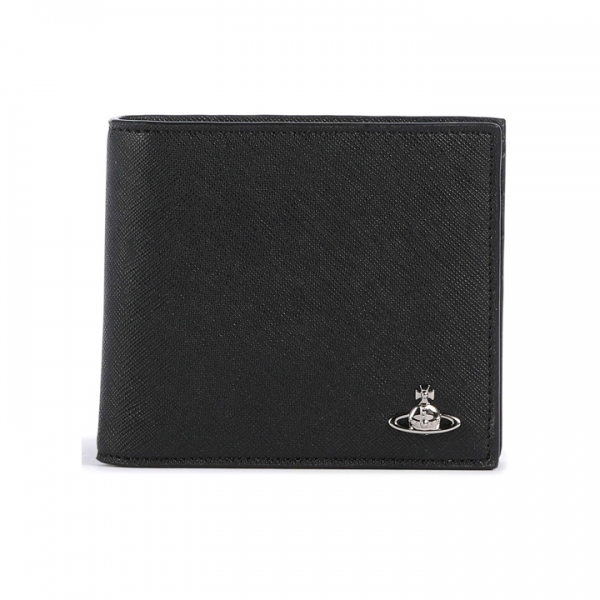 ◆당일◆26SS ORB 은장 로고 반지갑 블랙 5115003MM S0021 N401