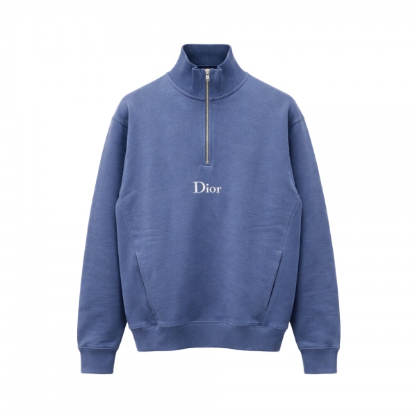 26SS 자수 로고 하프집업 맨투맨 블루 683J605A3035 570