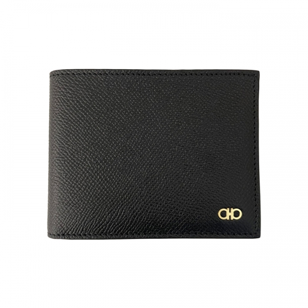 ◆당일◆26SS 금장 더블 간치니 반지갑 블랙 66-1451 0775644