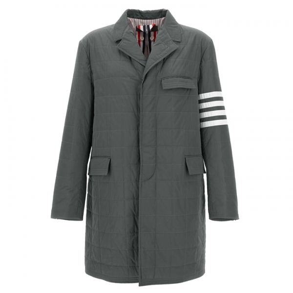 ◆당일◆24FW 사선 완장 패딩 코트 메드그레이 MOD066X 07259 035