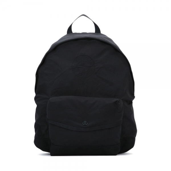 키즈 로고 자수 나일론 메탈 백팩 블랙 L1S16 9200003 S0064 V0029