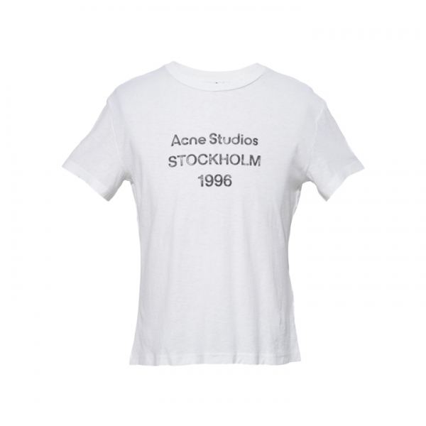 ◆당일◆25FW 로고 프린트 크롭 티셔츠 오프화이트 CL0397 AEG