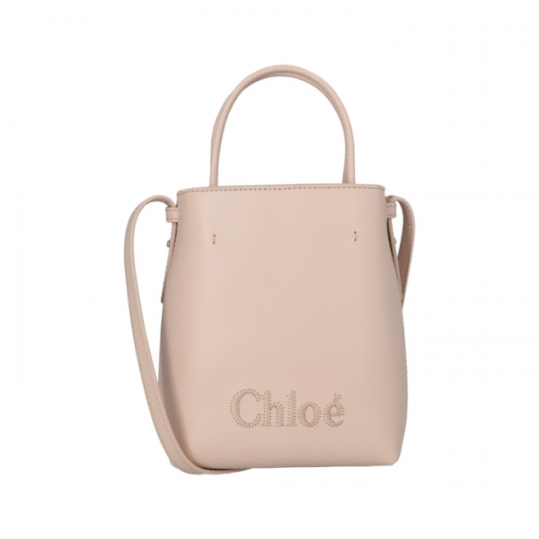 ◆당일◆25FW 센스 로고 자수 마이크로 토트백 시멘트핑크 CHC23UP873I10 6J5