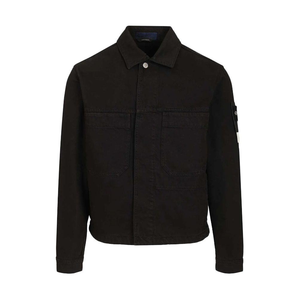 26SS 퍼플 와펜 패치 라이트 불 데님자켓 블랙 L1S14 4100006 S0J24 V0029