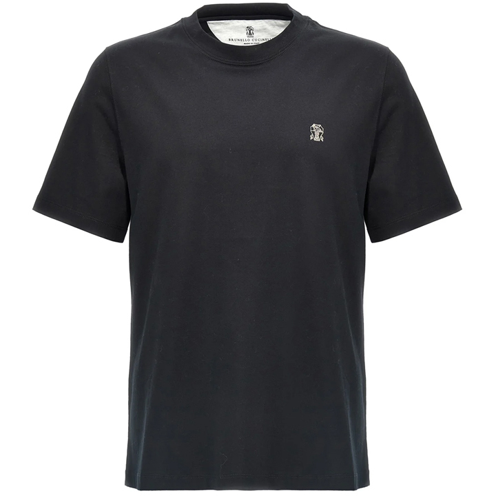 ◆당일◆25SS 로고 자수 티셔츠 블랙 M0B137444G C101