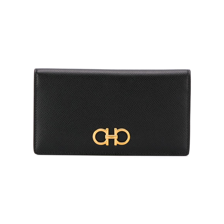 ◆당일◆26SS 더블 간치니 콘티넨탈 장지갑 블랙 22-D779 0726510